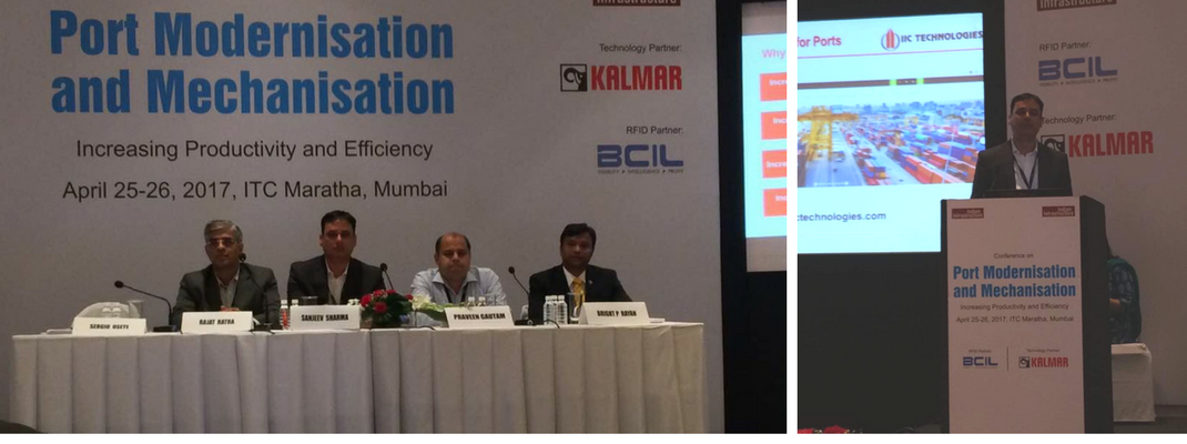 IIC Technologies at the Port modernisation and mechnisation conference, Mumbai.